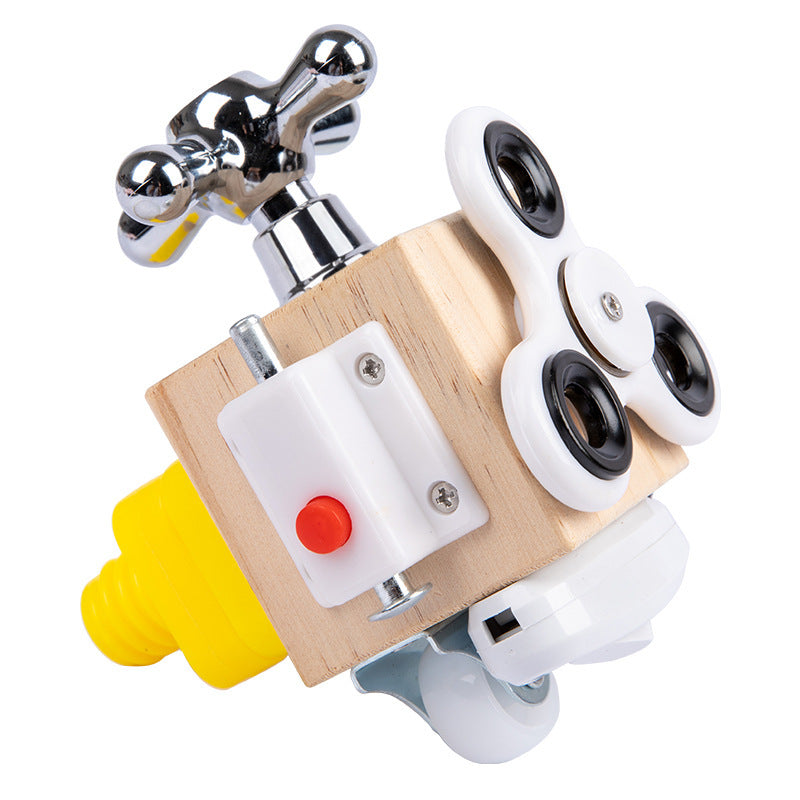Montessori Busy Block - Unlocking & Problem Solving Toy