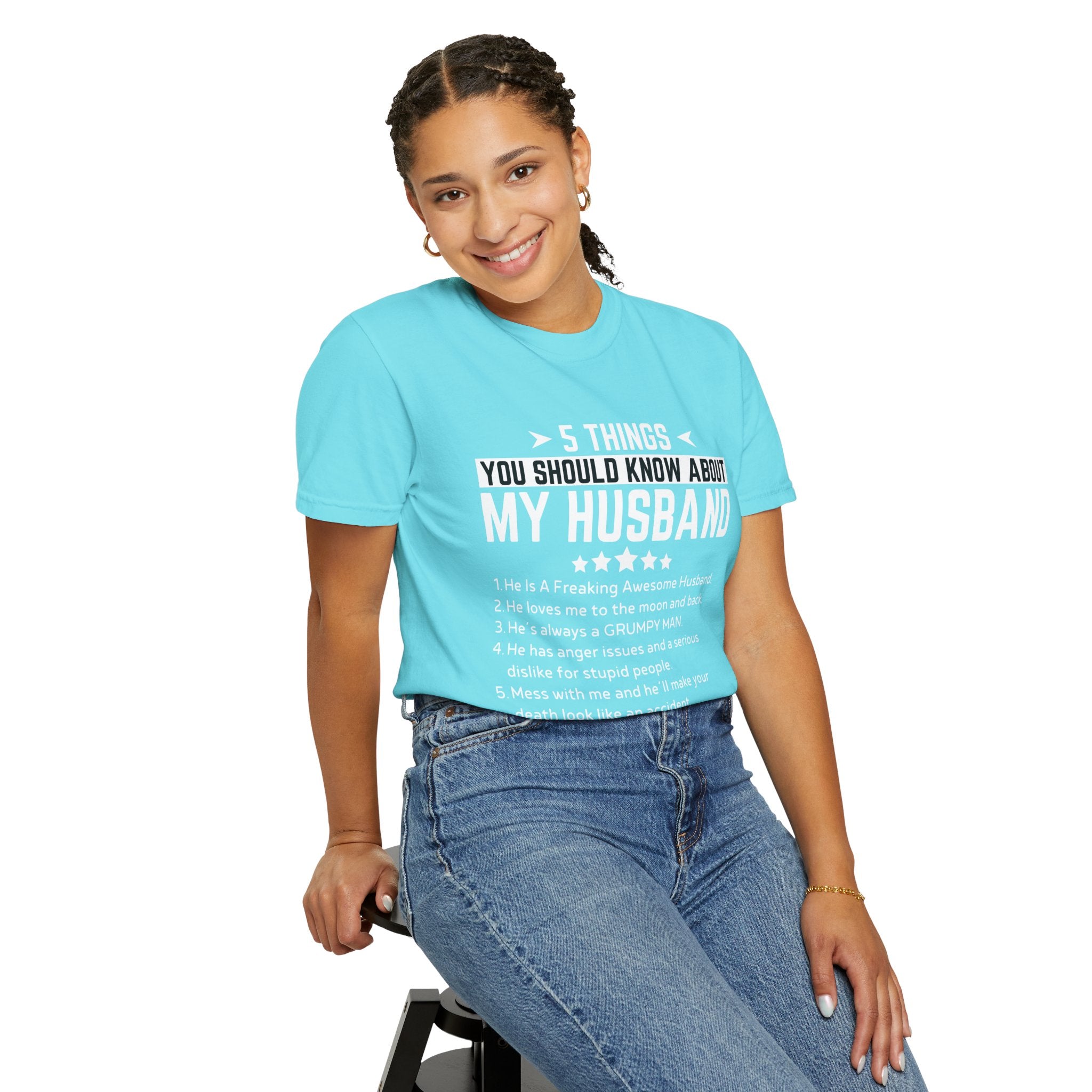 To My Wife | Unisex Garment-Dyed T-shirt