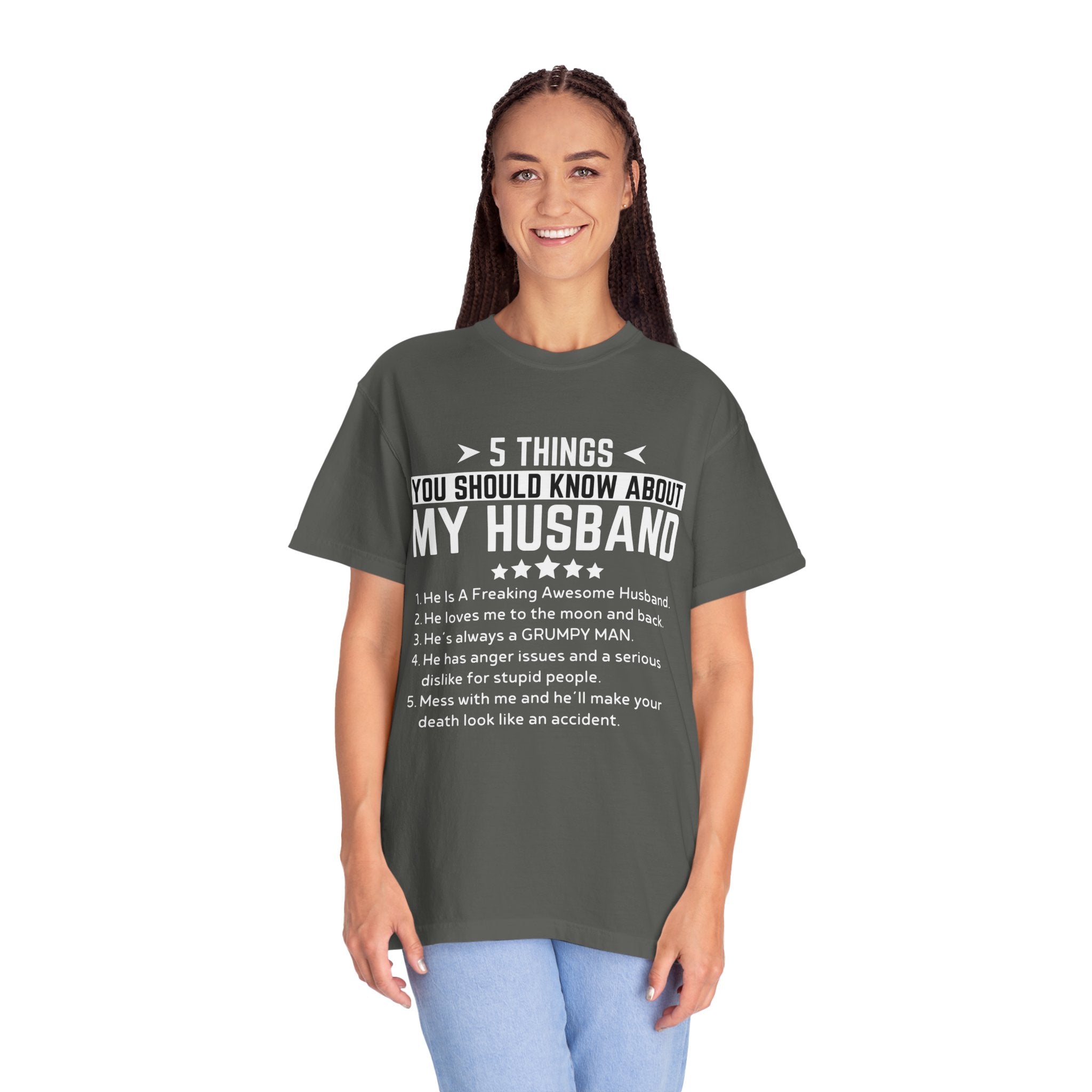 To My Wife | Unisex Garment-Dyed T-shirt