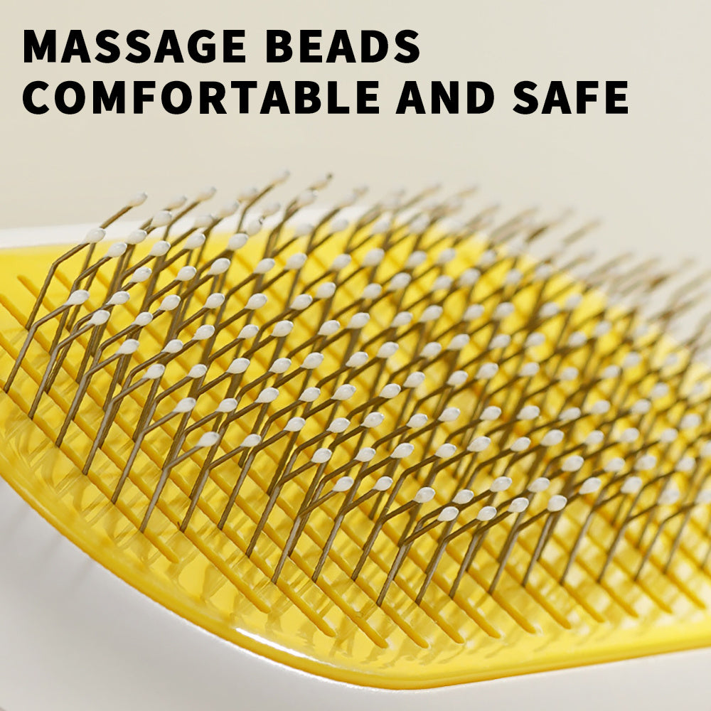 Professional Pet Grooming Brush - Stainless Steel for All Coat Types