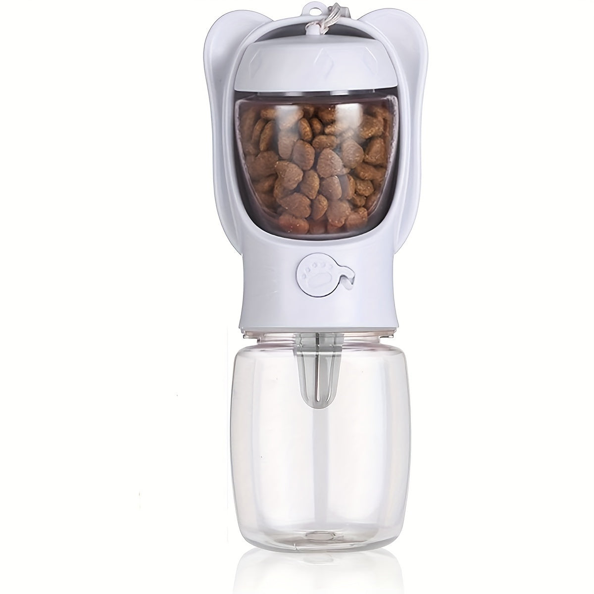 2-in-1 Dog Water Bottle - Portable Travel Bottle with Food Container