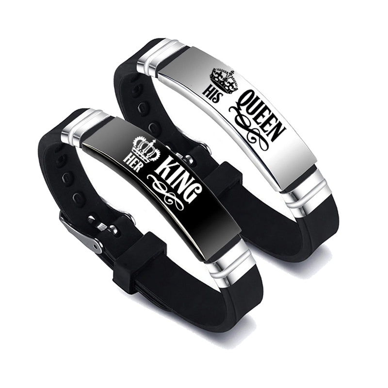 Her King His Queen Couple Bracelets