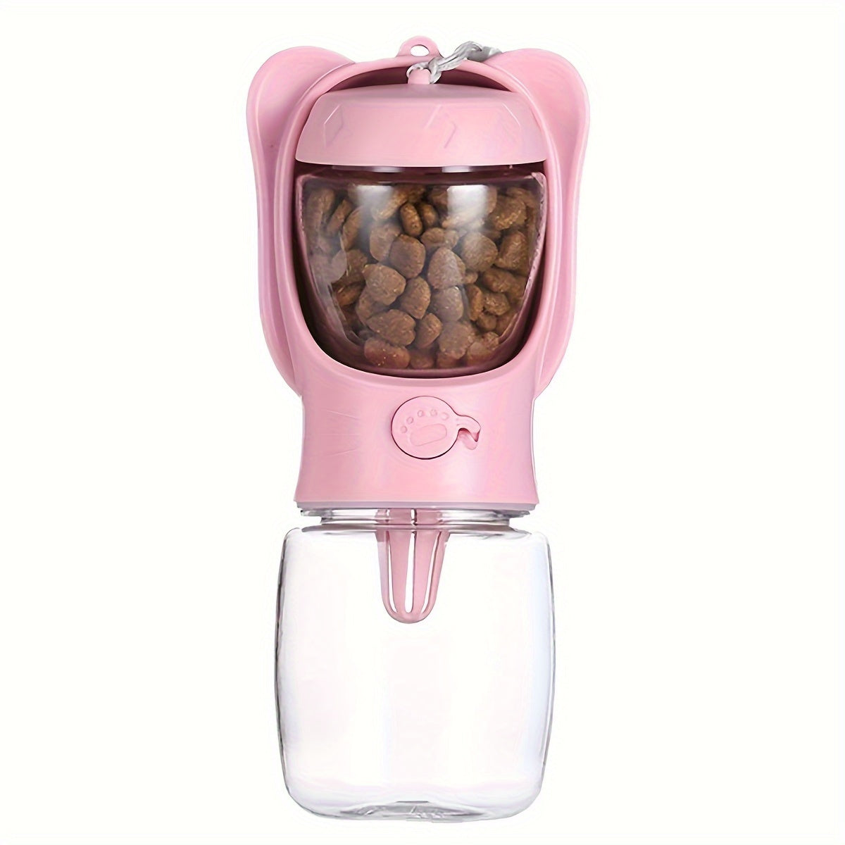 2-in-1 Dog Water Bottle - Portable Travel Bottle with Food Container