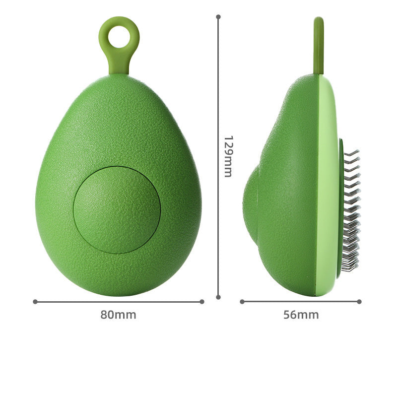 Self-Cleaning Pet Brush - One-Button Hair Removal for Dogs & Cats