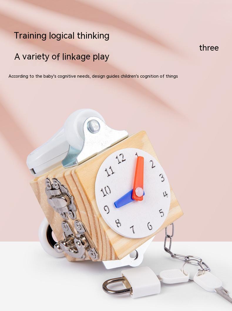 Montessori Busy Block - Unlocking & Problem Solving Toy