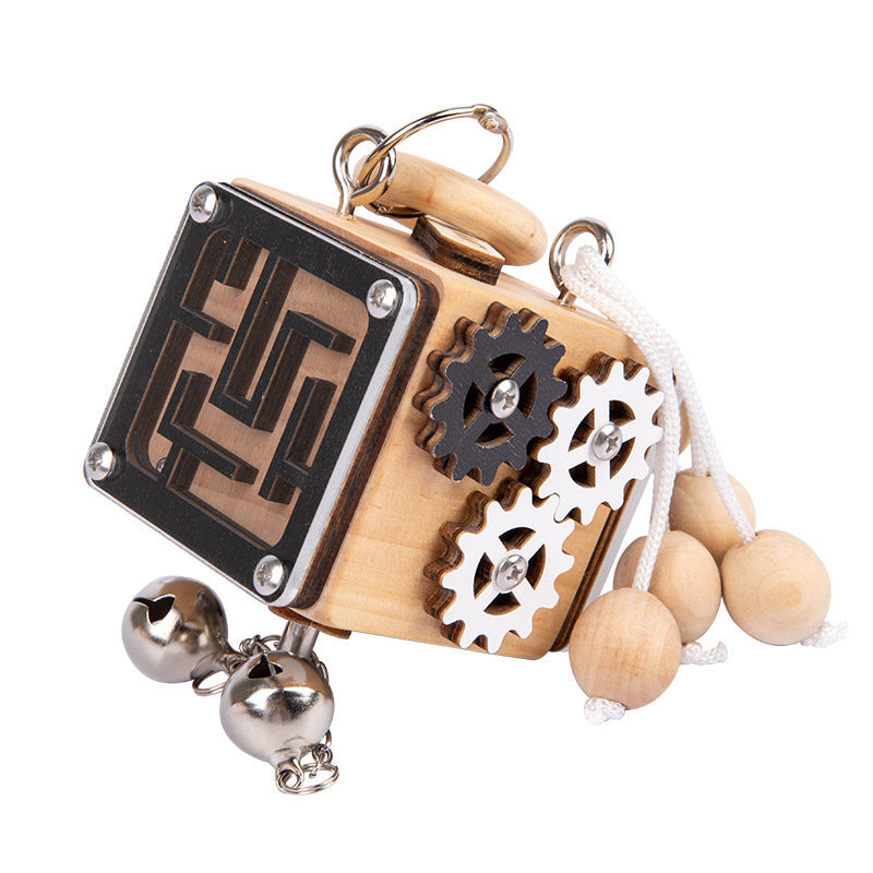 Montessori Busy Block - Unlocking & Problem Solving Toy