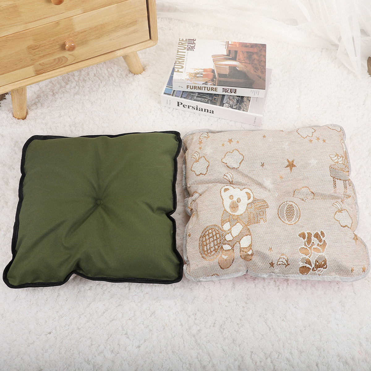 Cozy Cat Tent Bed - Portable Pet Cave with Self-Cooling Mat