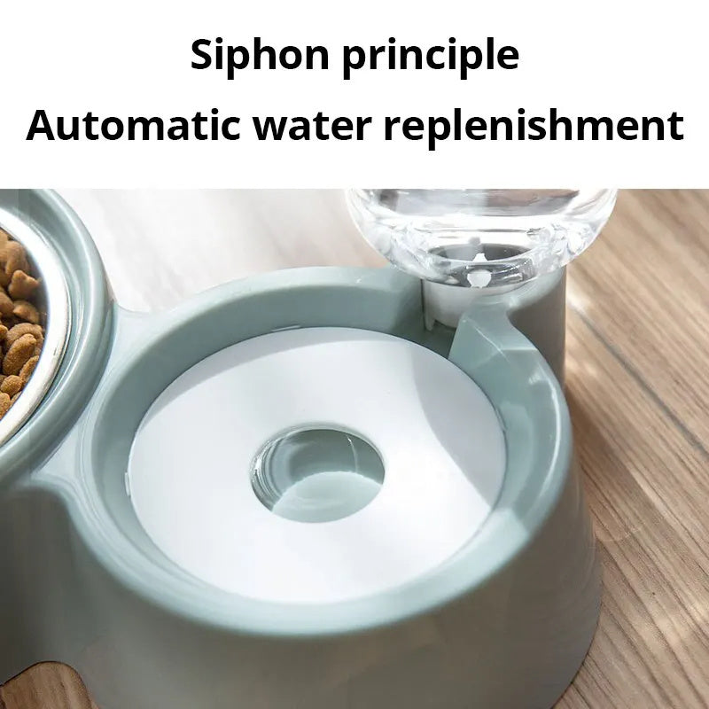 Automatic Pet Water Fountain - Gravity-Fed Dog Cat Water Dispenser