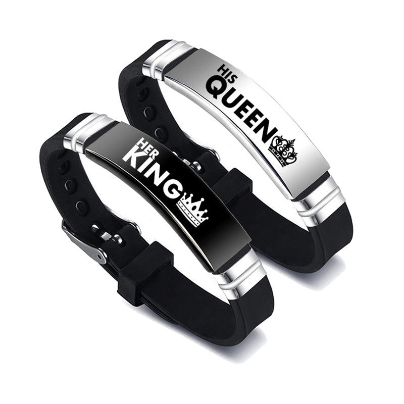 Her King His Queen Couple Bracelets