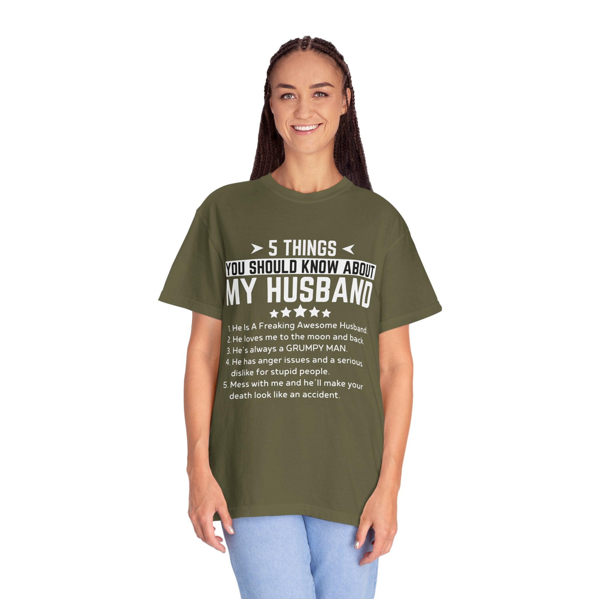 To My Wife | Unisex Garment-Dyed T-shirt