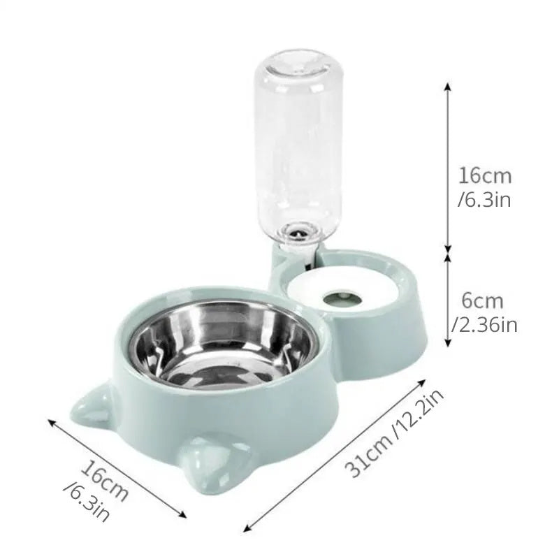 Automatic Pet Water Fountain - Gravity-Fed Dog Cat Water Dispenser