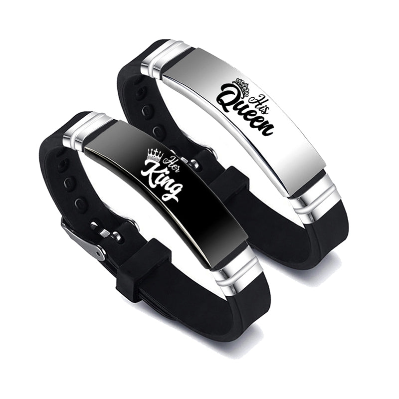 Her King His Queen Couple Bracelets