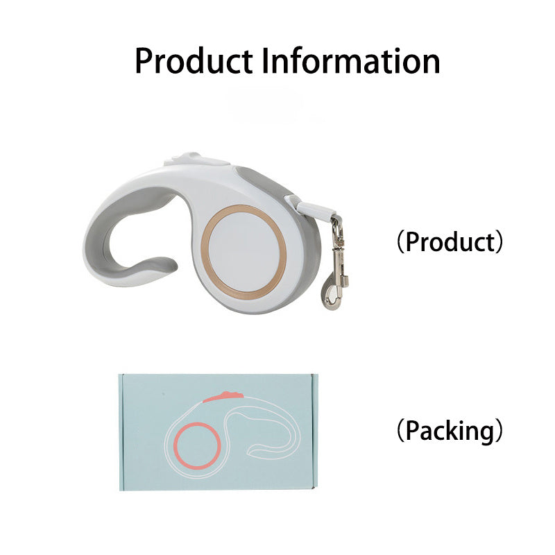 Retractable Dog Leash 5M - Automatic Flexible Leash for Small to Medium Dogs