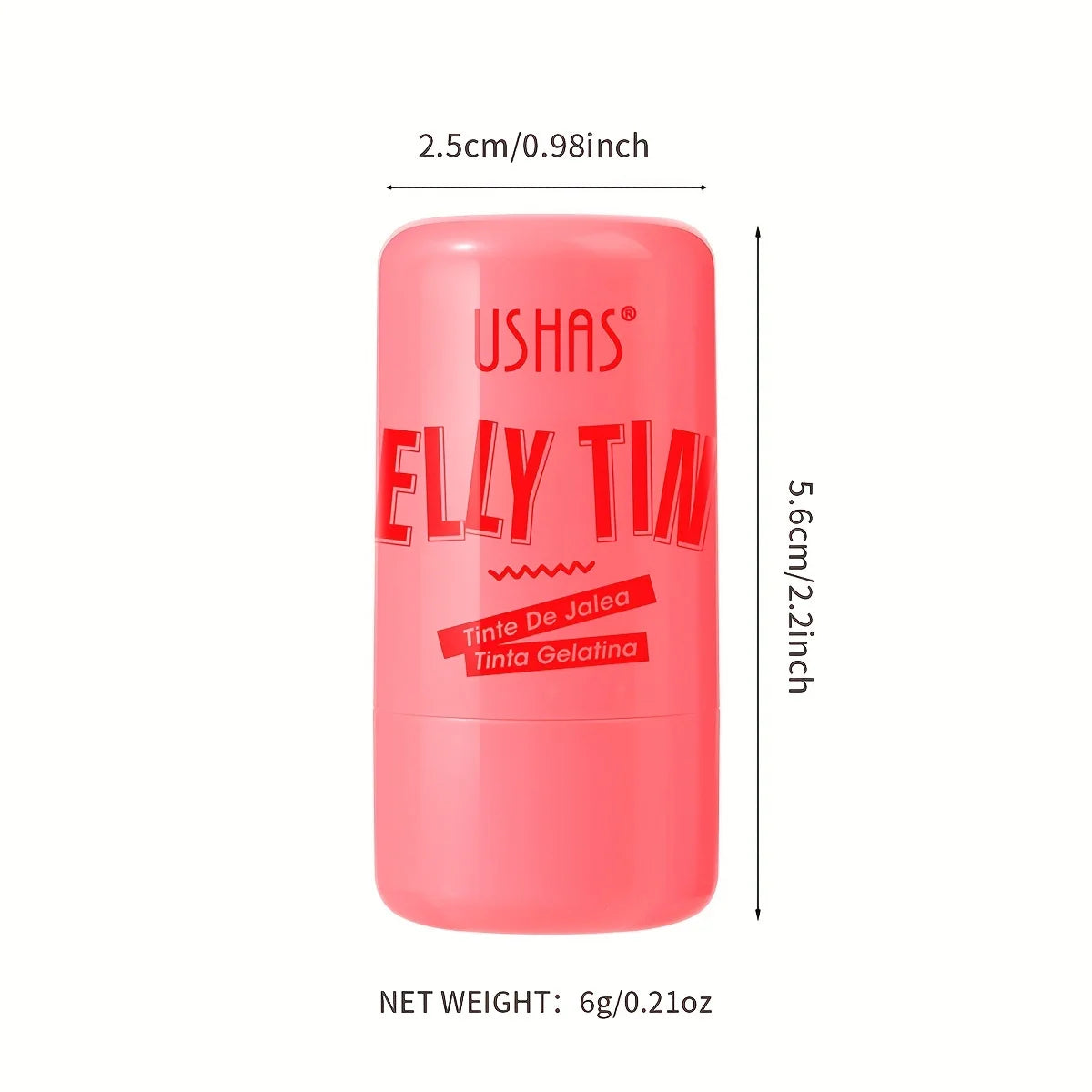 4-Color Jelly Blush Stick - 3-in-1 Multi-Use
