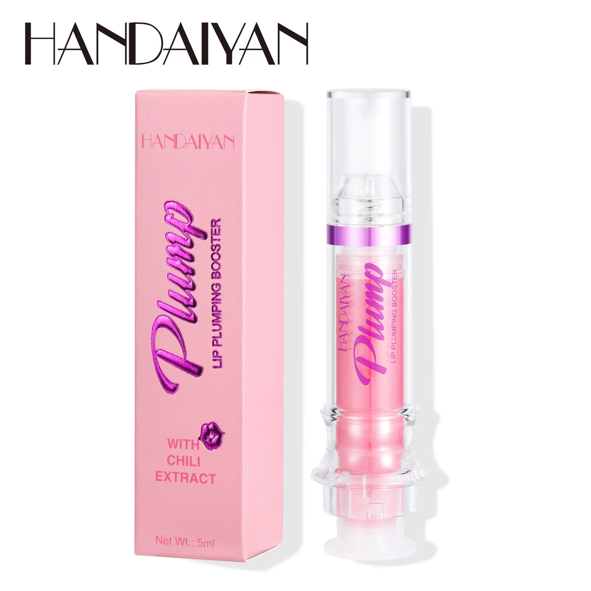 Handaiyan Lip Plumping Glitter Gloss - Waterproof