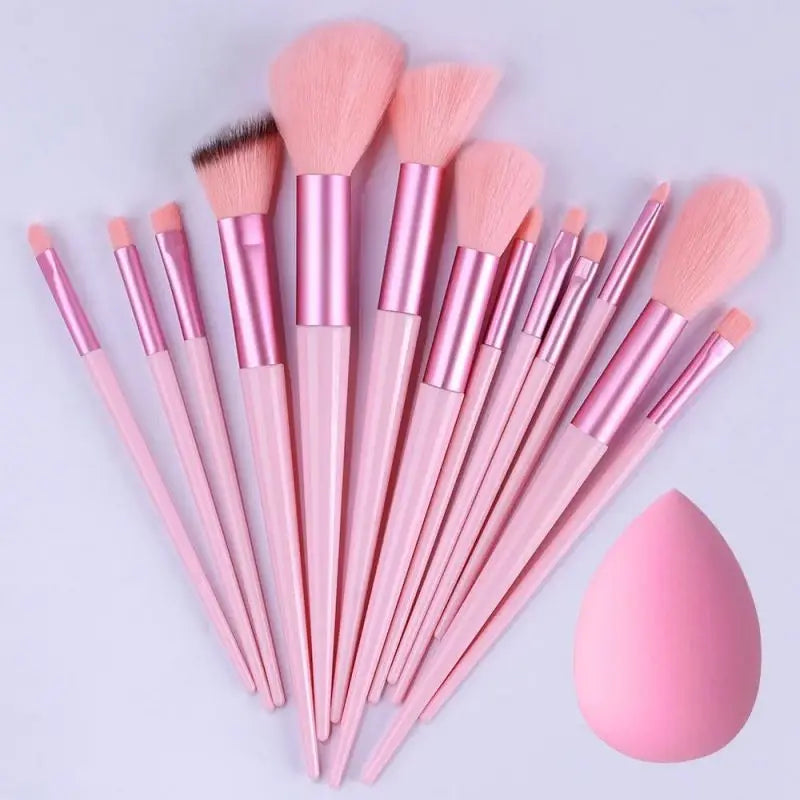 Professional Makeup Brush Set - Foundation & Eyeshadow