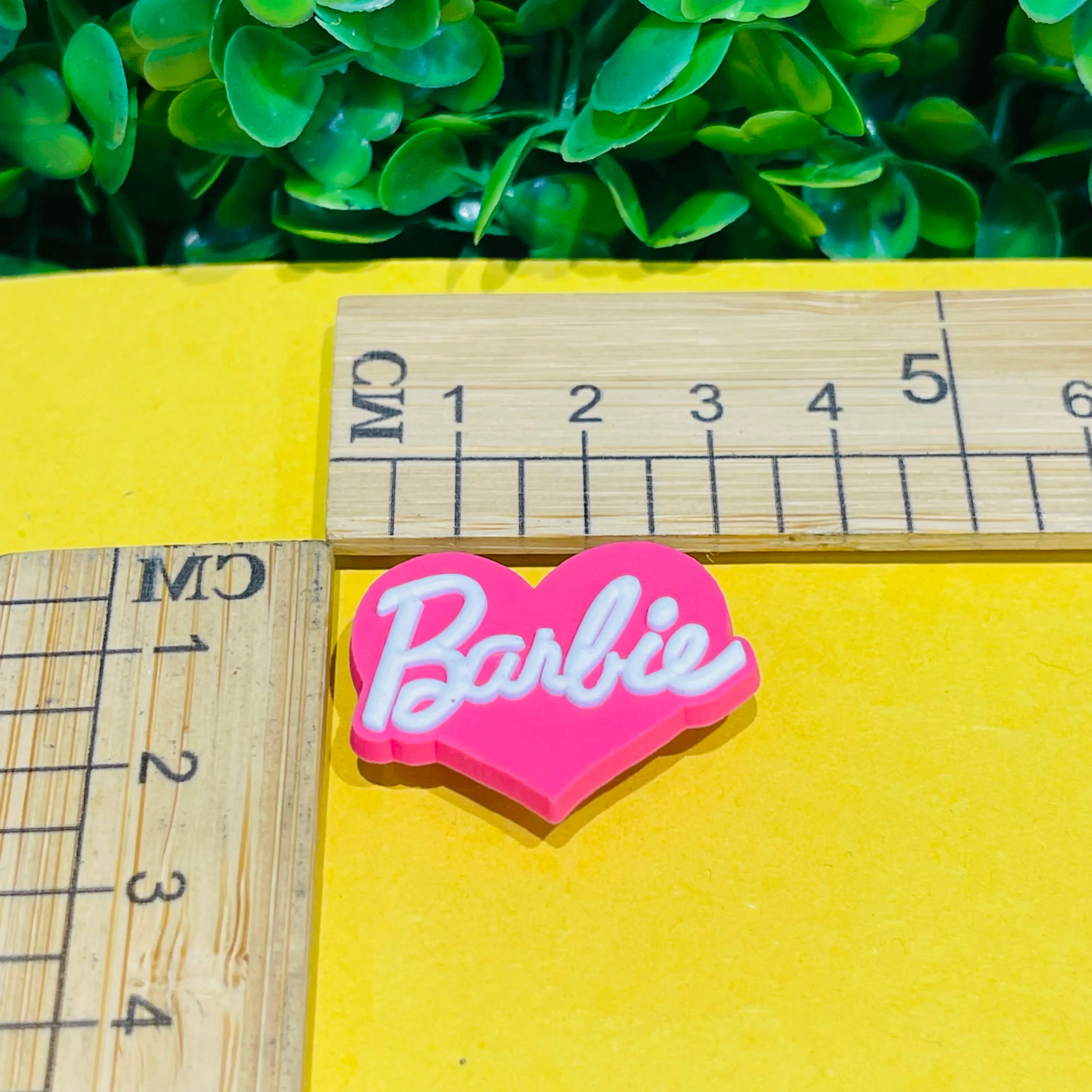 17PCS Cartoon Miniso Disney Barbie Girl Car Coat Bow Lips PVC Shoe Charms