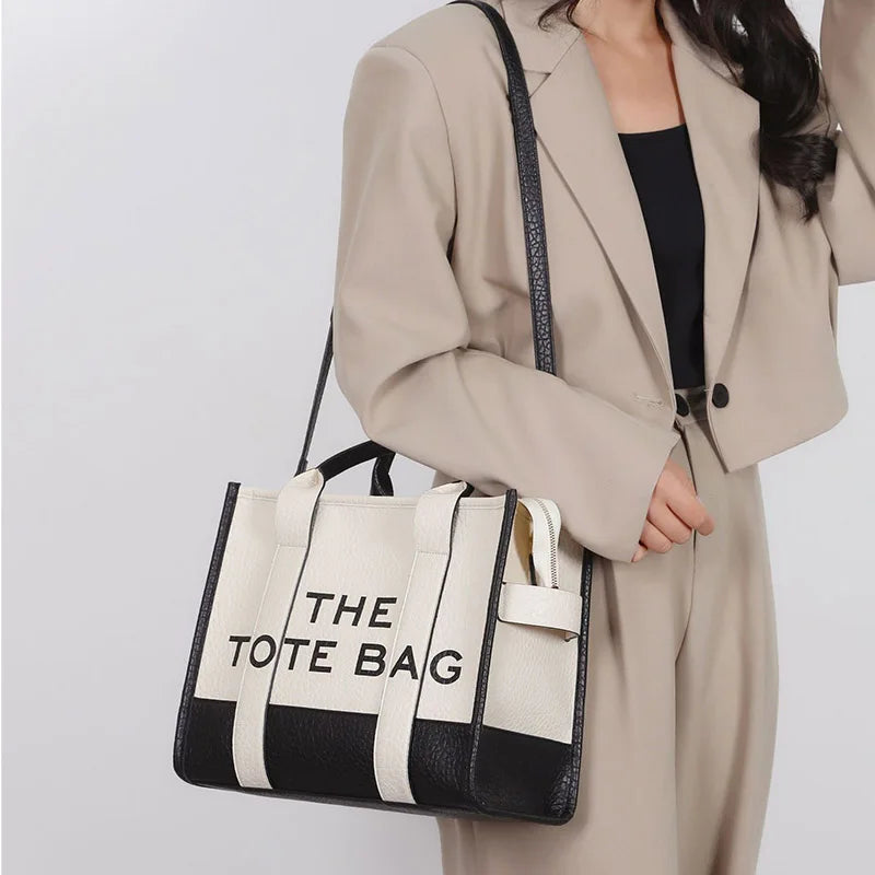 Luxury Designer Bag Tote Women Handbags Letter Shoulder Bags Brands Soft PU Shopper Purses Crossbody Bags for Women Clutch