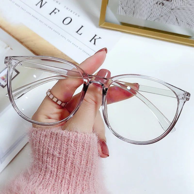 Anti-Blue Light Computer Glasses - Round Frame