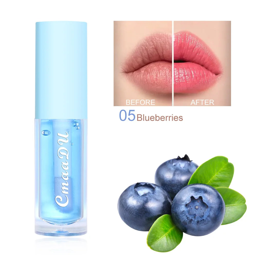 CmaaDu Color Changing Lip Oil - Hydrating Glaze