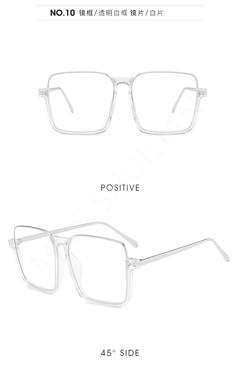 HCHES Luxury Square Sunglasses Women Men Fashion Oversize Siamese Sun Glasses Female Big Frame One Piece