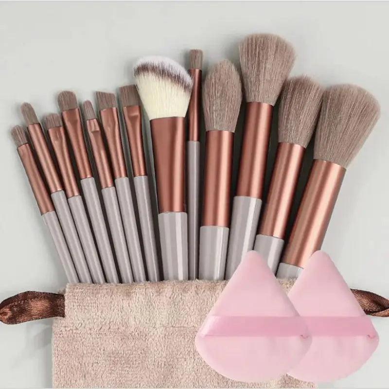 Professional Makeup Brush Set - Foundation & Eyeshadow
