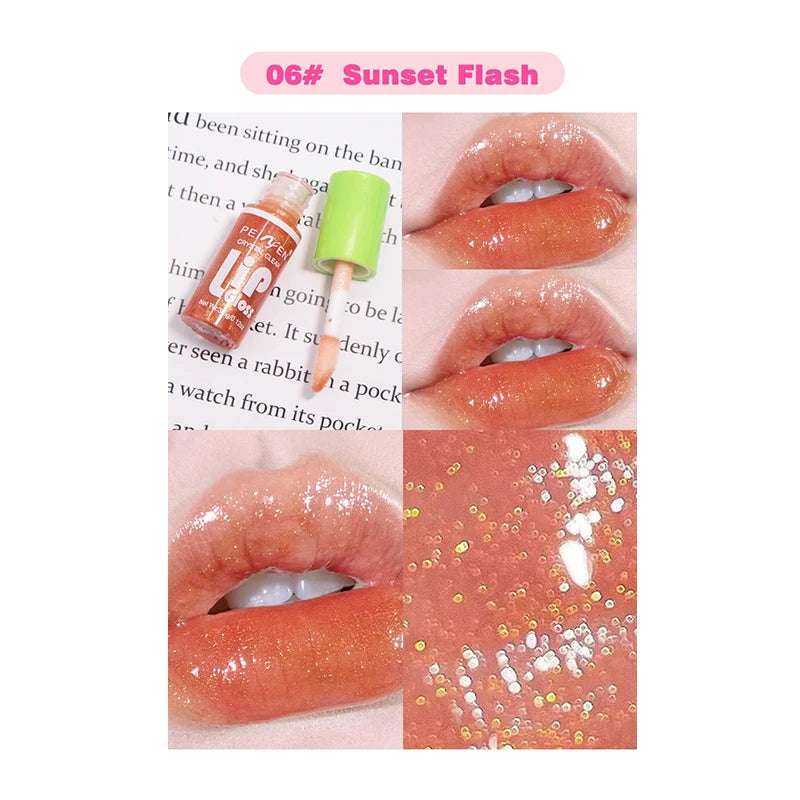 6-Pack Mirror Lip Gloss Set - Waterproof