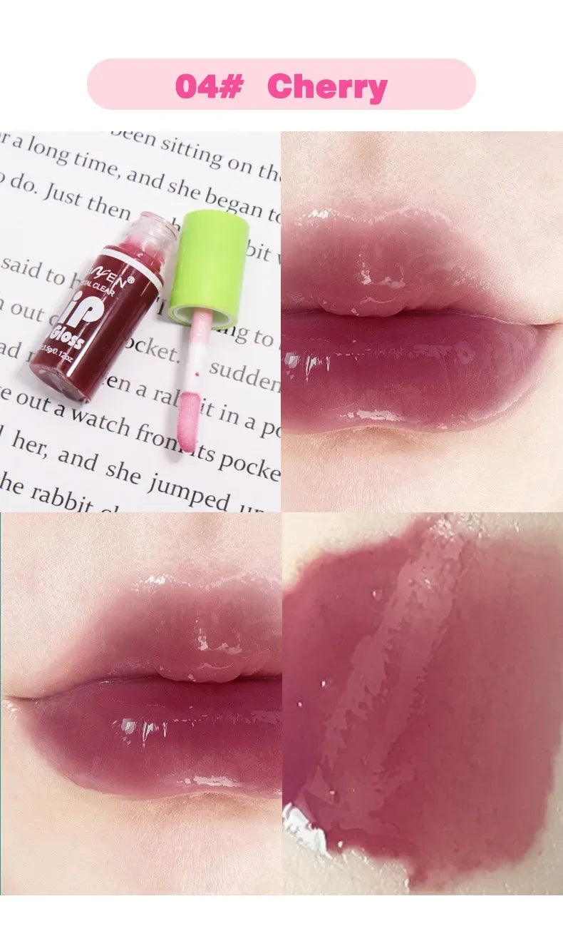 6-Piece Mirror Lip Glaze Set - Long-Lasting