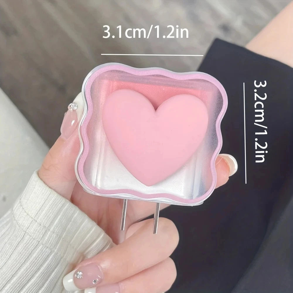 3D Heart Charger Cable Protector - iPhone Compatible