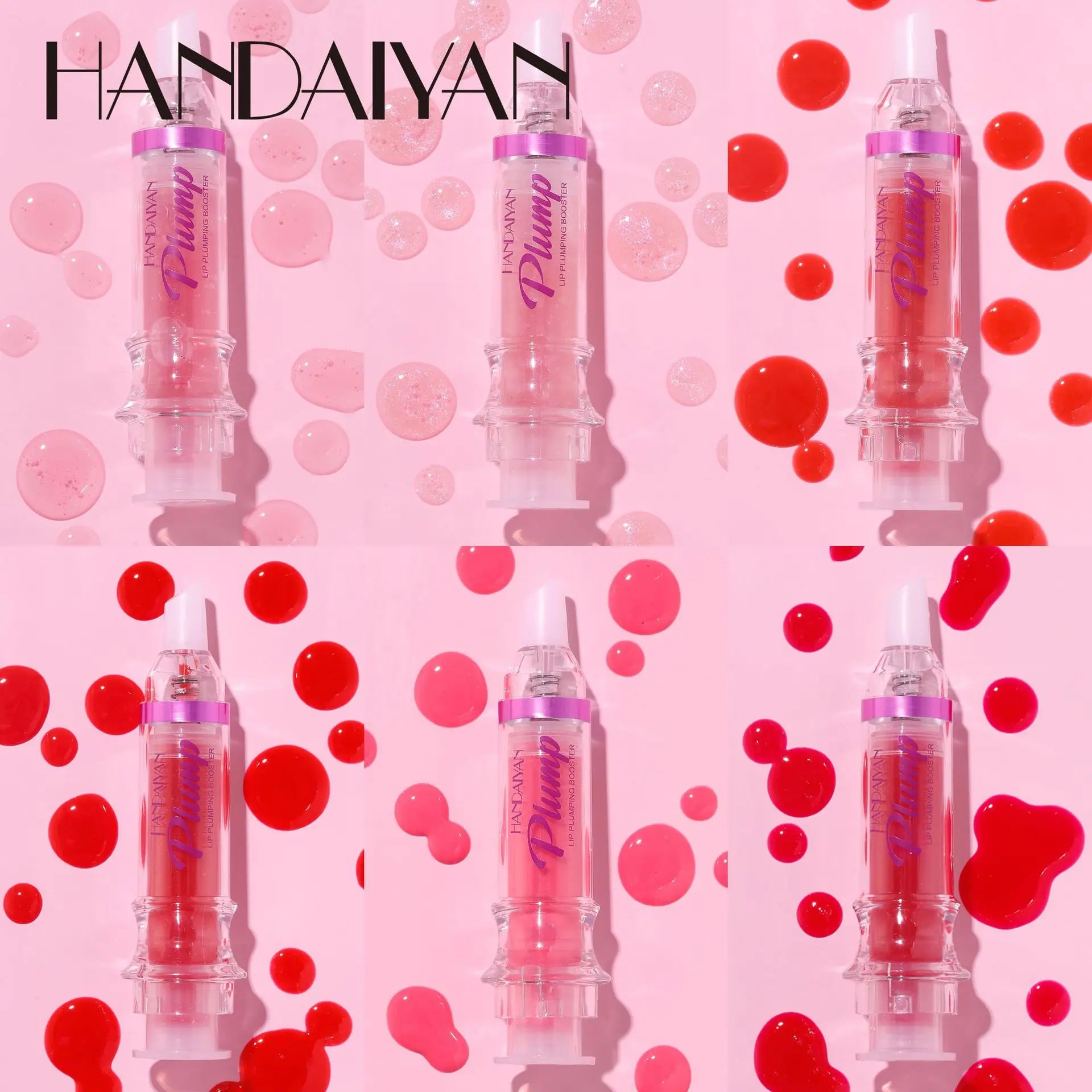 Handaiyan Lip Plumping Glitter Gloss - Waterproof