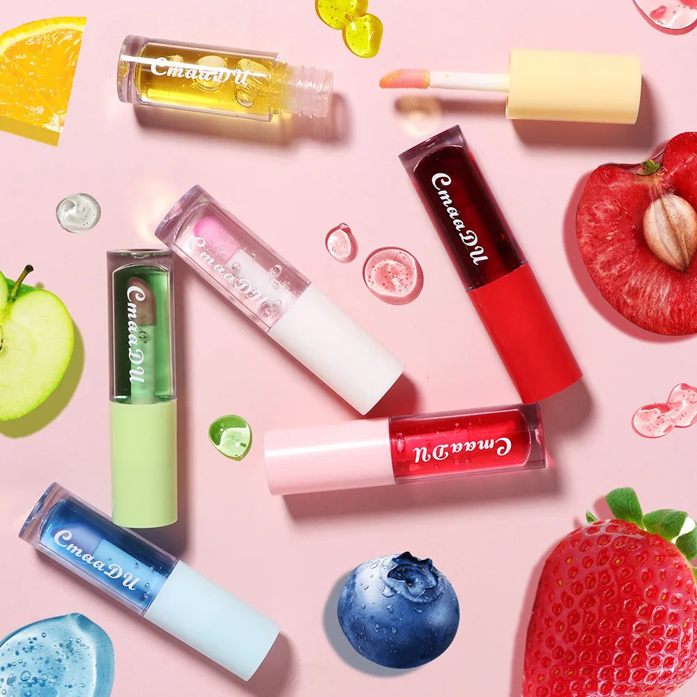 CmaaDu Color Changing Lip Oil - Hydrating Glaze