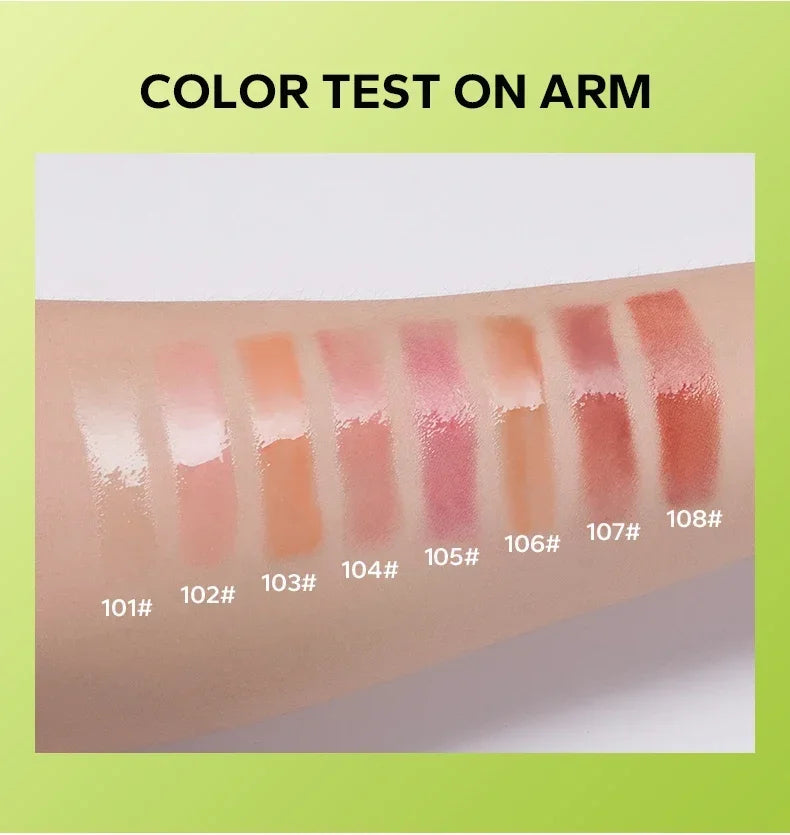 8-Color Moisturizing Candy Lip Gloss Set