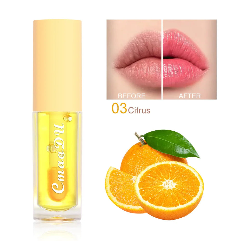 CmaaDu Color Changing Lip Oil - Hydrating Glaze