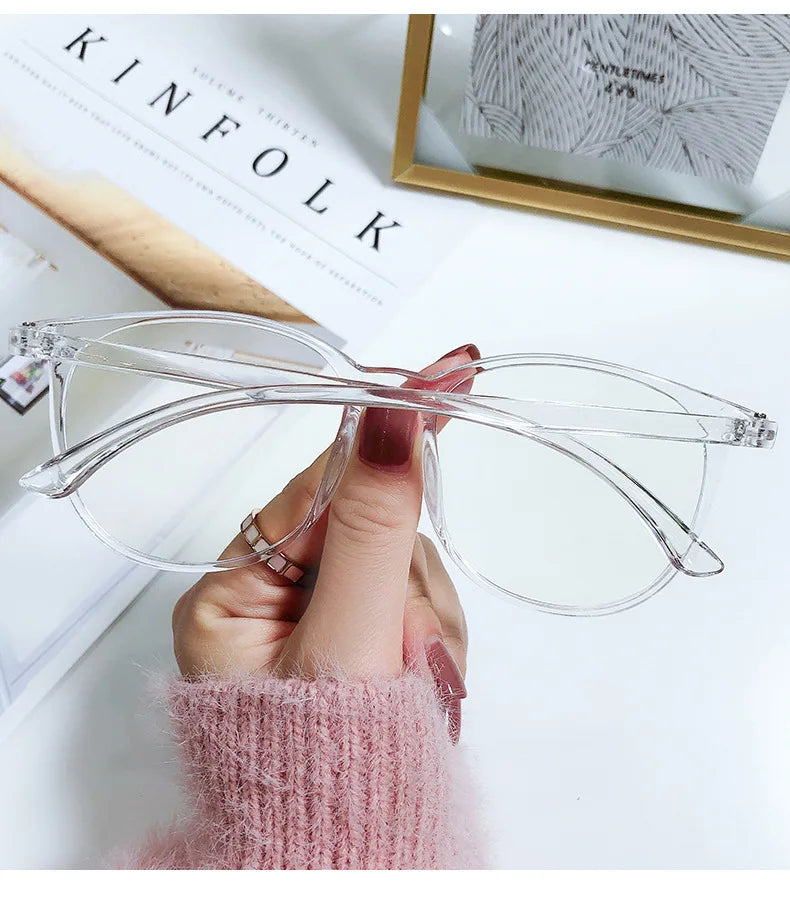 Anti-Blue Light Computer Glasses - Round Frame