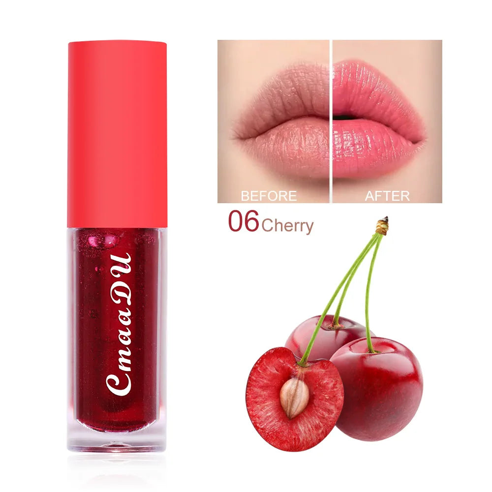CmaaDu Color Changing Lip Oil - Hydrating Glaze