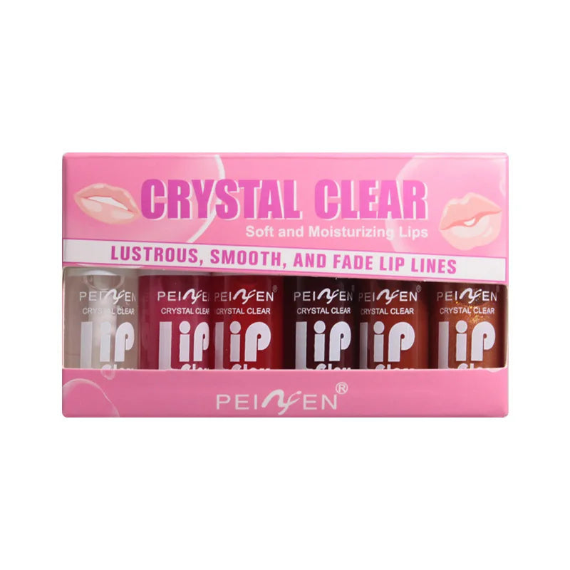 6-Pack Mirror Lip Gloss Set - Waterproof