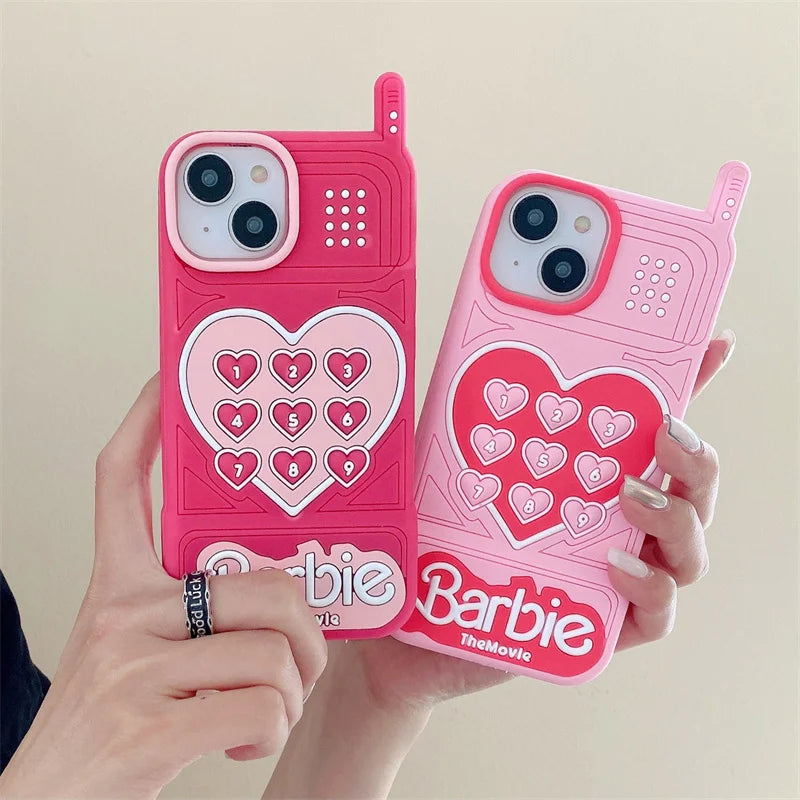 Luxury Barbie iPhone Case - Shockproof Silicone