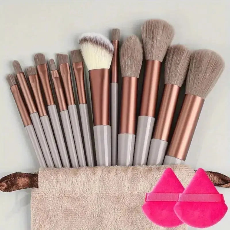Professional Makeup Brush Set - Foundation & Eyeshadow