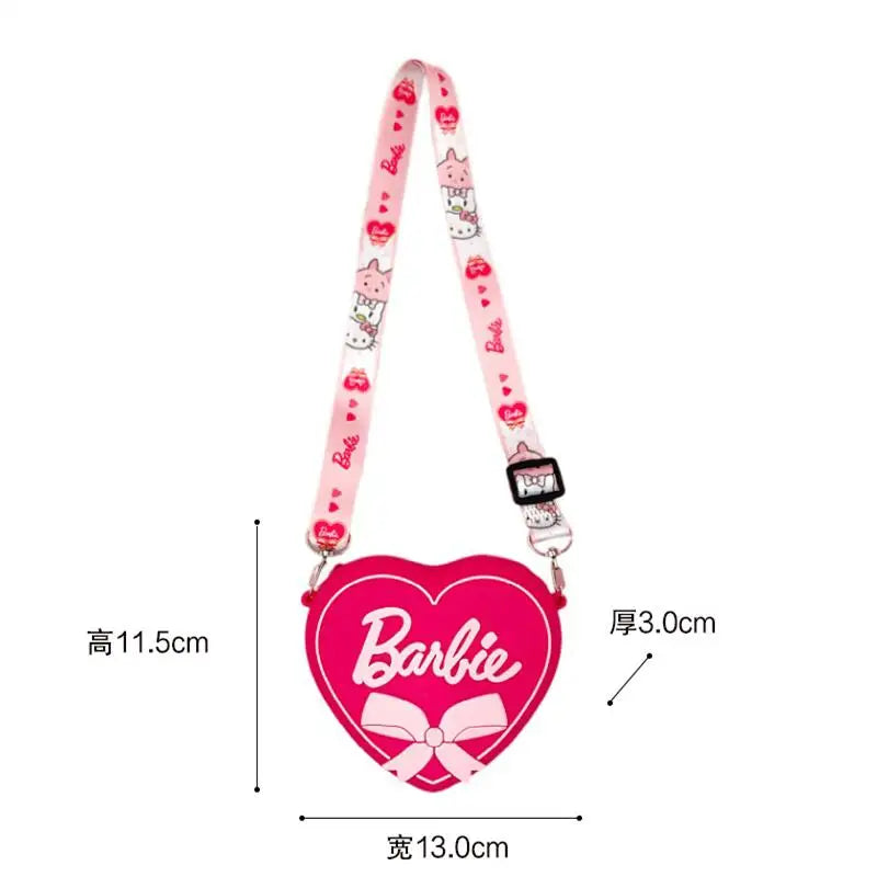 Cute Pink Barbie Silicone Bag - Multi-Purpose Charm