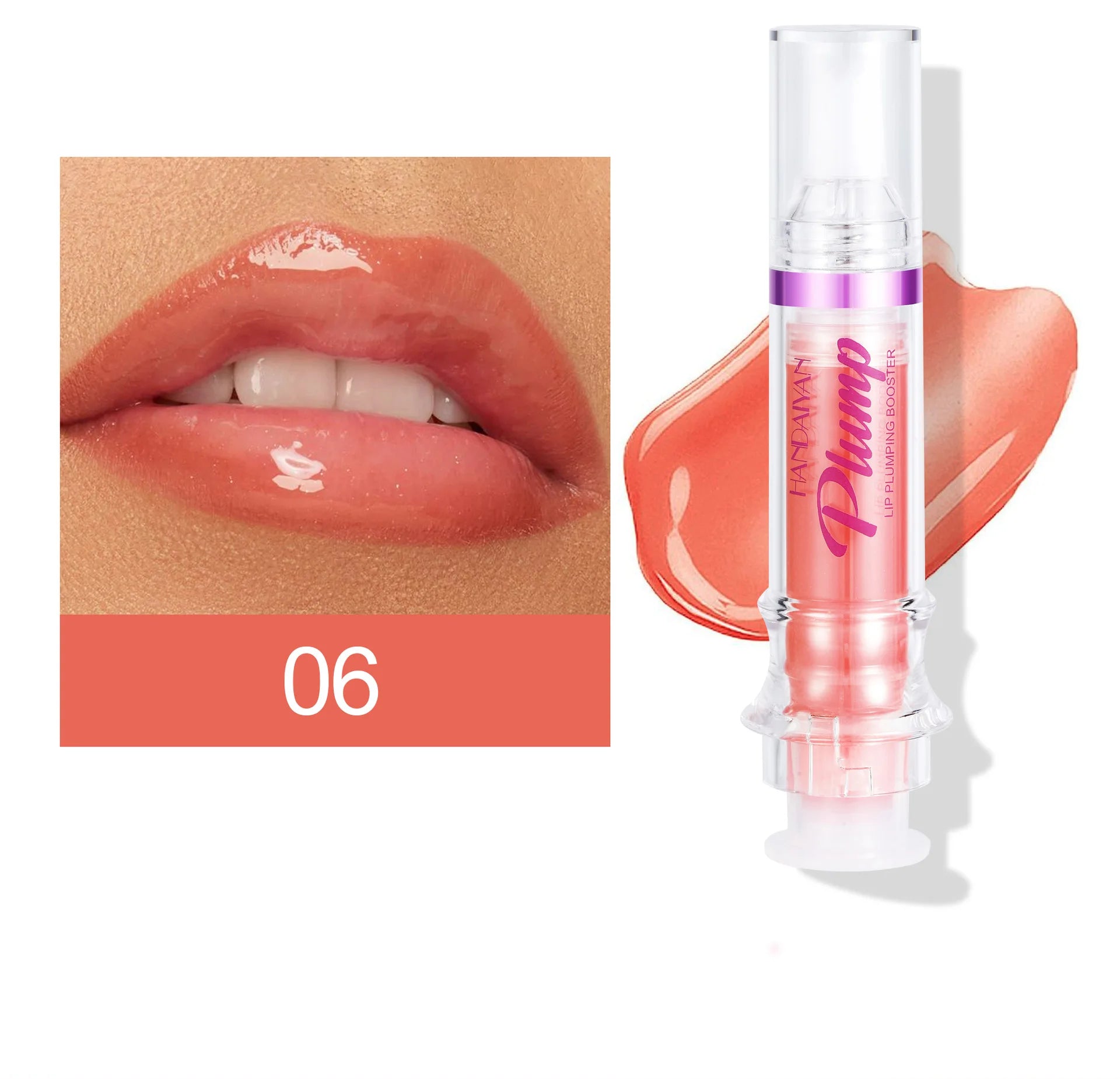 Handaiyan Lip Plumping Glitter Gloss - Waterproof