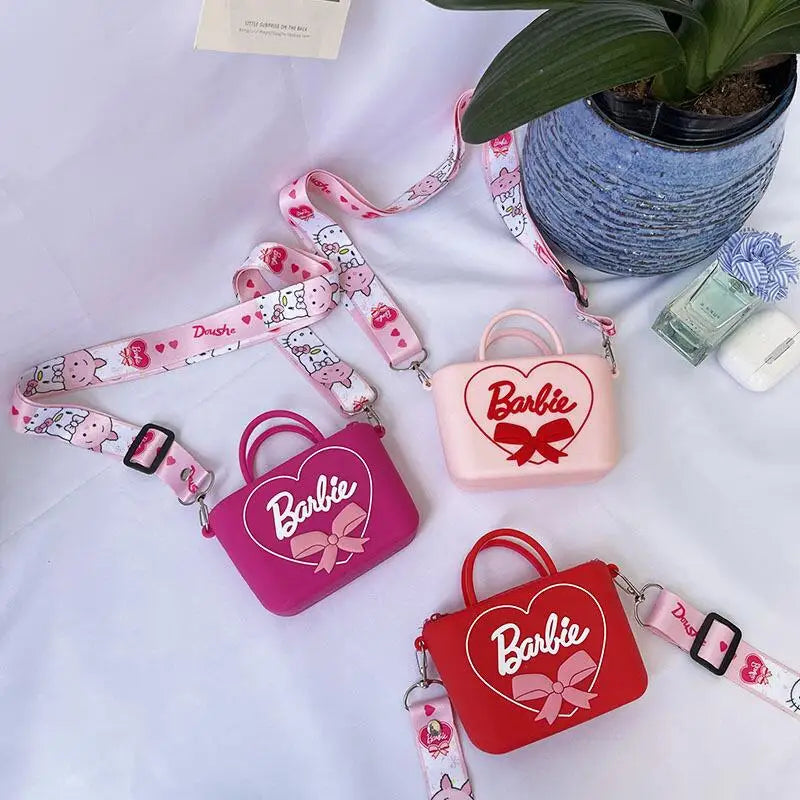 Cute Pink Barbie Silicone Bag - Multi-Purpose Charm