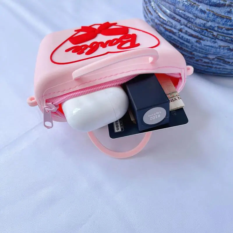 Cute Pink Barbie Silicone Bag - Multi-Purpose Charm