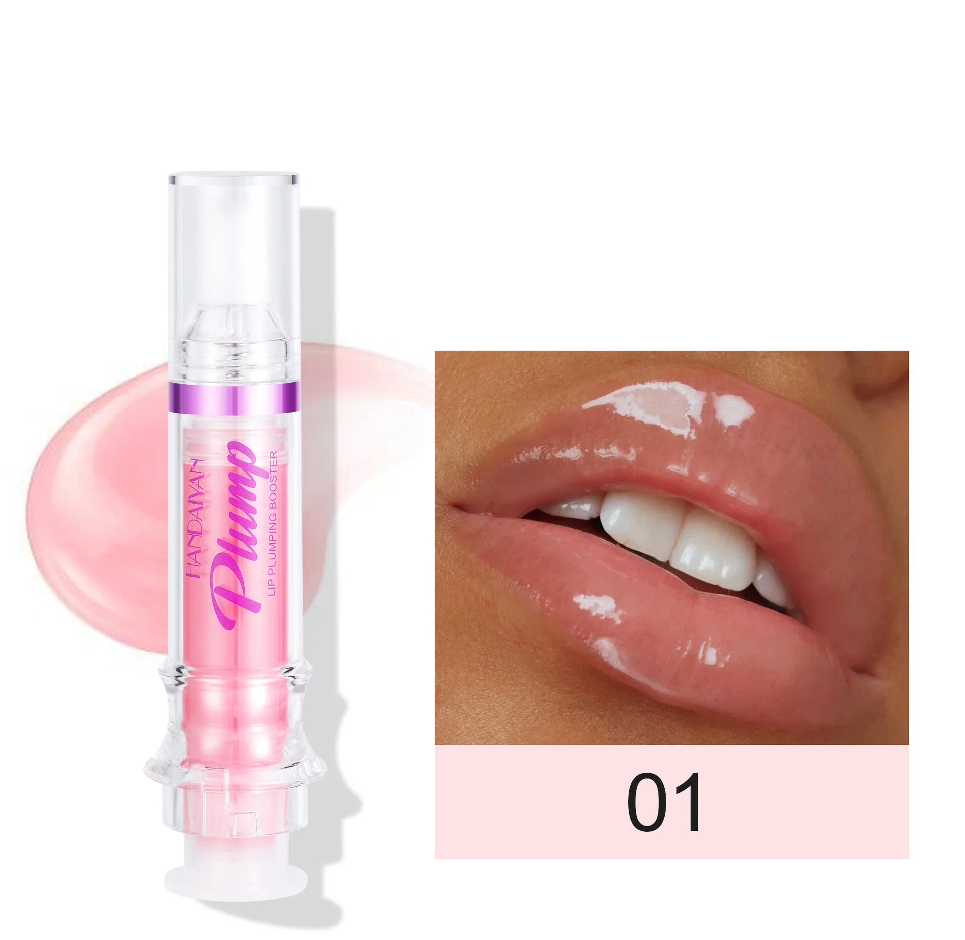 Handaiyan Lip Plumping Glitter Gloss - Waterproof