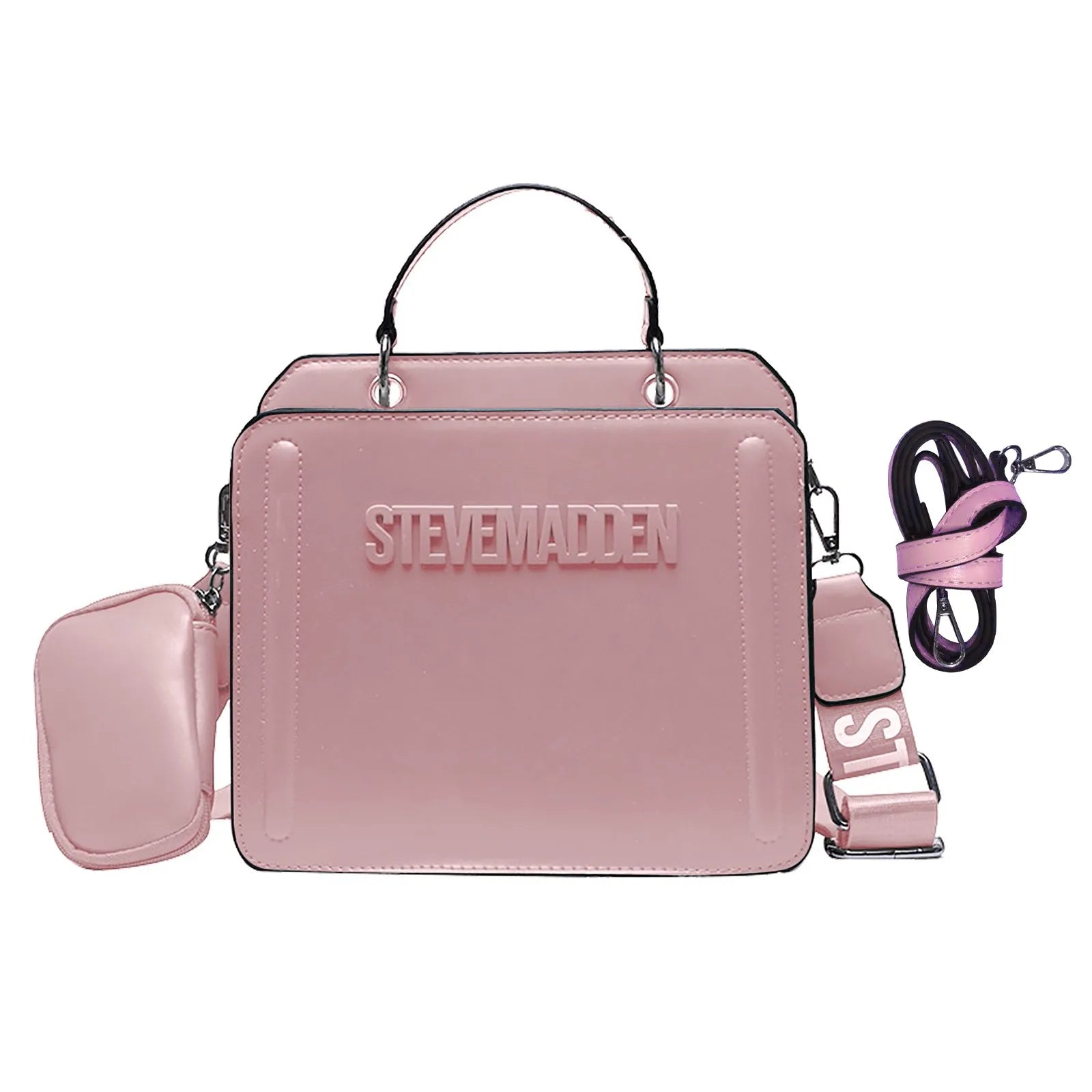 Steve Madden Women’s PU Leather Shoulder & Tote Bag