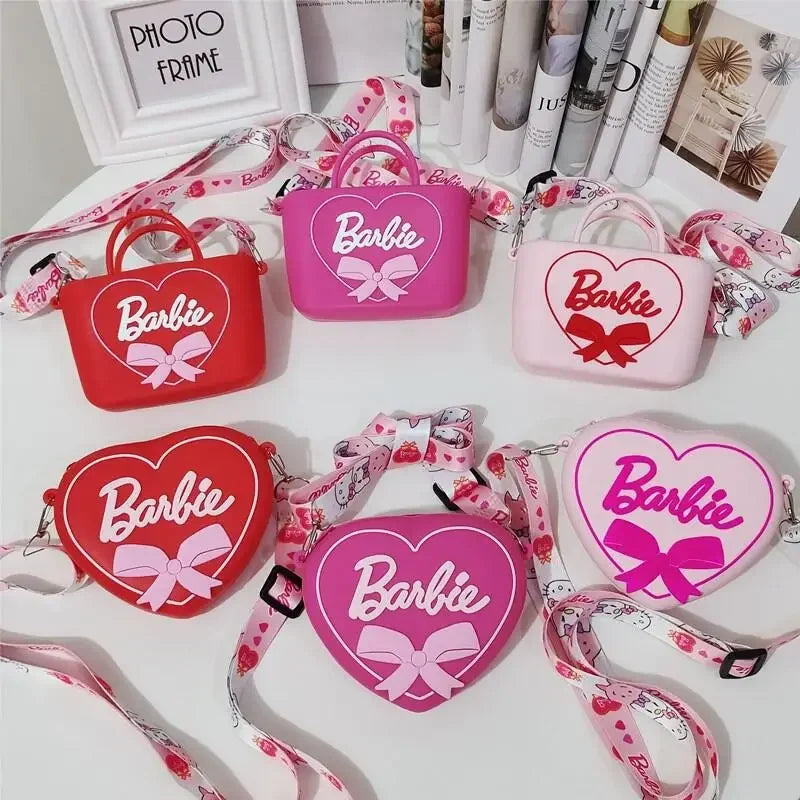 Cute Pink Barbie Silicone Bag - Multi-Purpose Charm