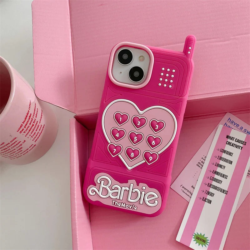 Luxury Barbie iPhone Case - Shockproof Silicone