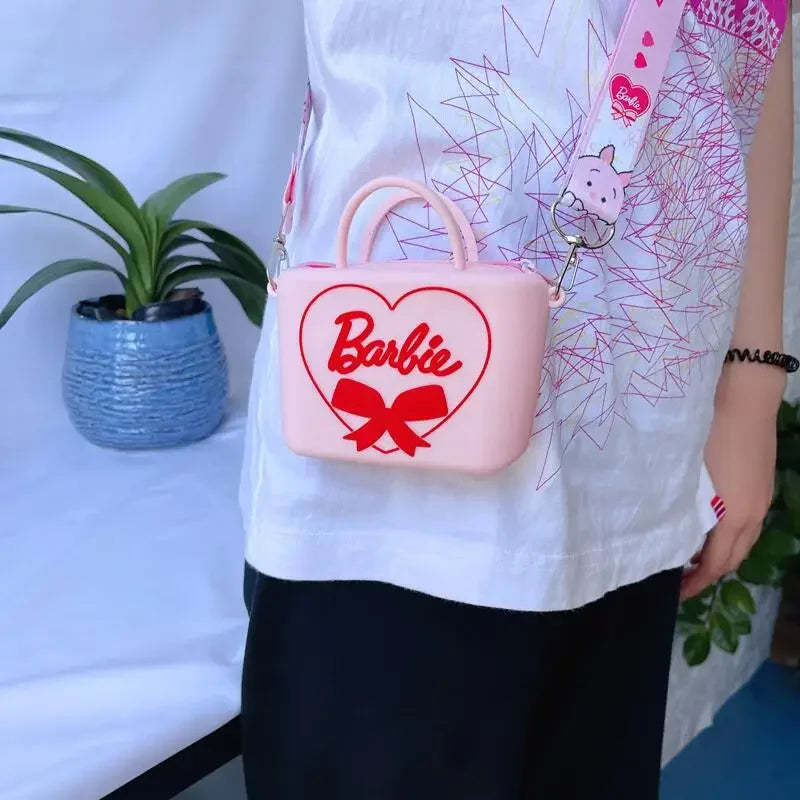 Cute Pink Barbie Silicone Bag - Multi-Purpose Charm