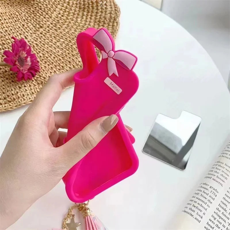 Deluxe Barbie Dolls Mirror Protective Case for iPhone, 15, 14, 13, 12, 11 Pro, X, XR, XS, Max, 7, 8 Plus