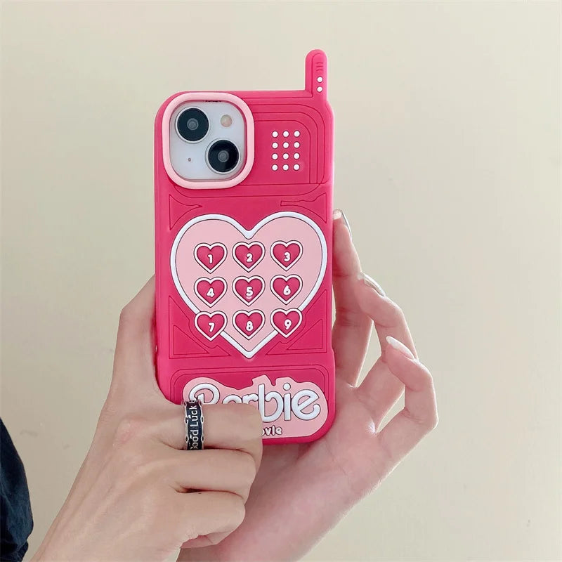 Luxury Barbie iPhone Case - Shockproof Silicone