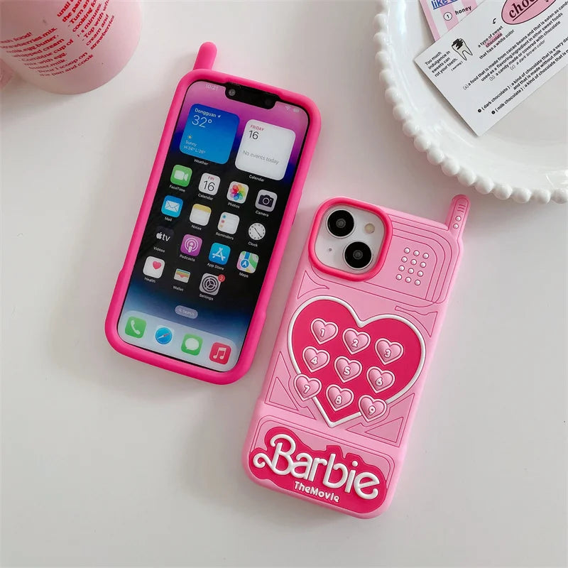 Luxury Barbie iPhone Case - Shockproof Silicone
